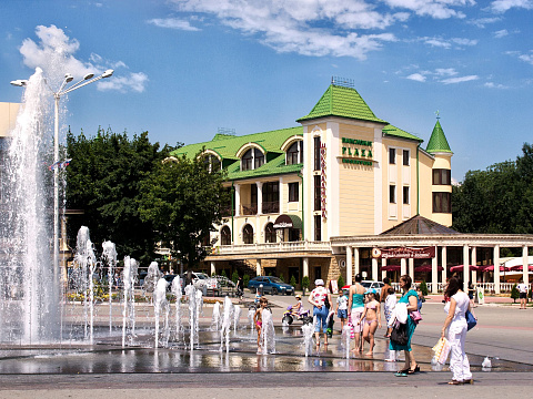 Пансионат «Плаза» г. Ессентуки. Территория